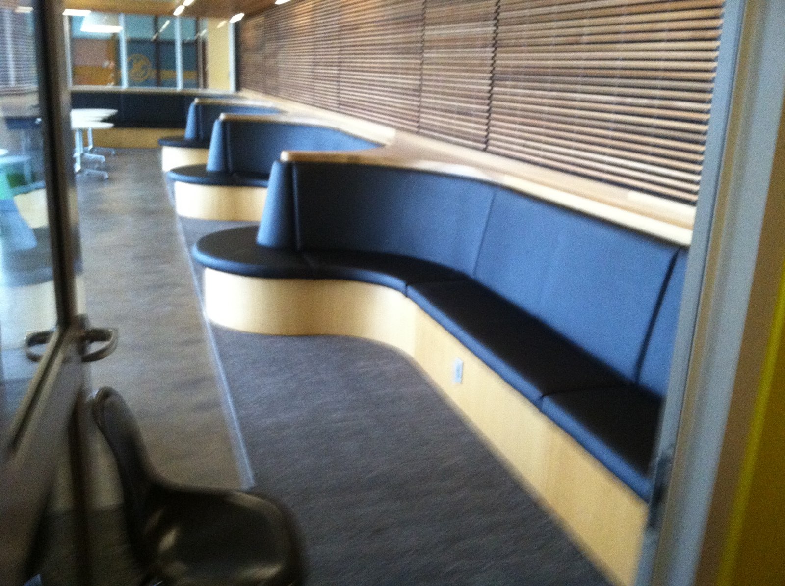 Campus administrative suite reception desk and office cabinetry (portfolio image 7)