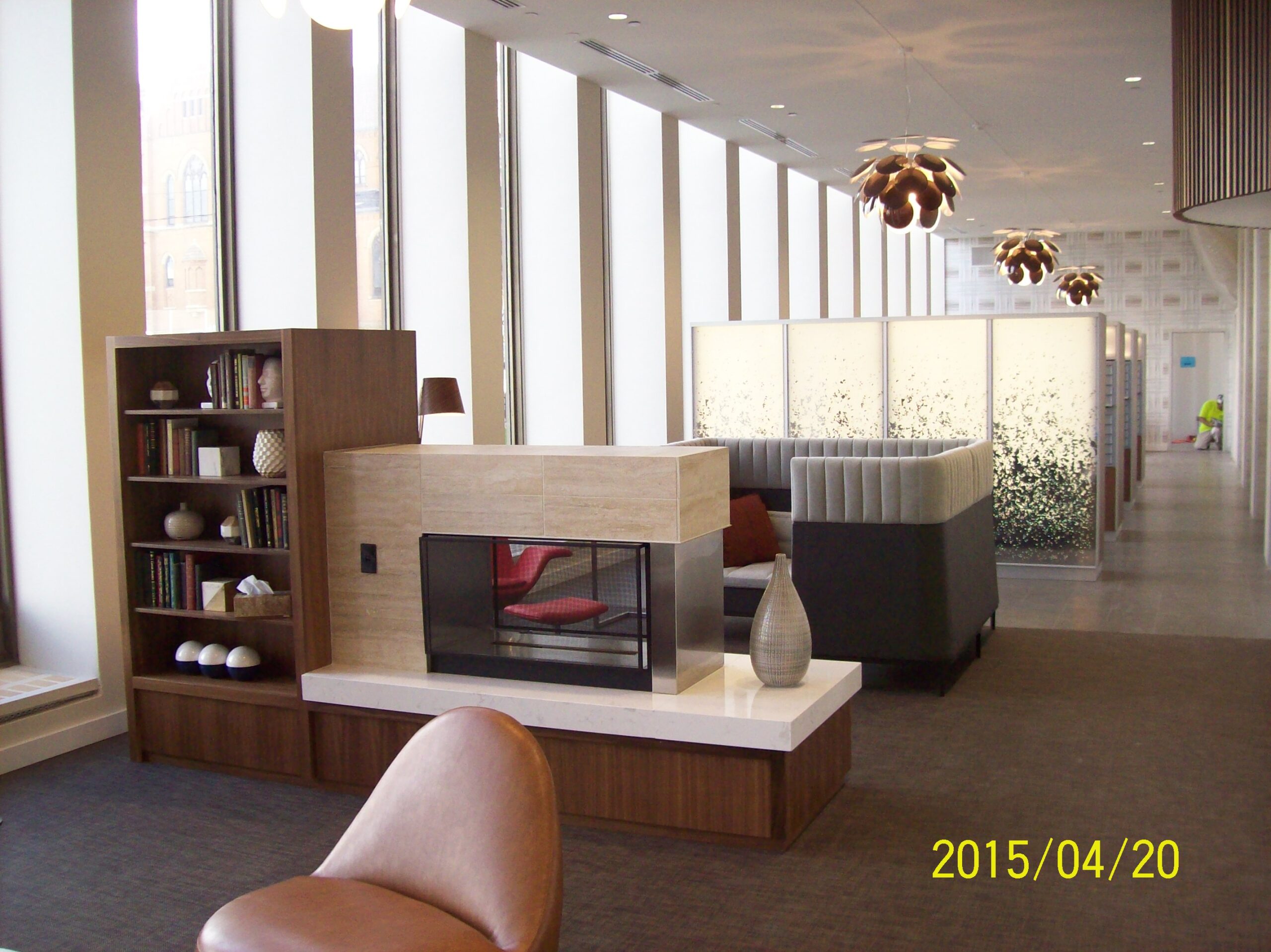 Multifamily leasing office reception millwork by Tech 2000 Woodworks (portfolio image 12)