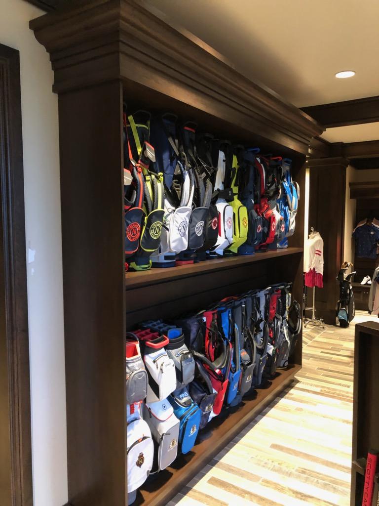 Storefront wall display millwork with integrated shelving (portfolio image 22)