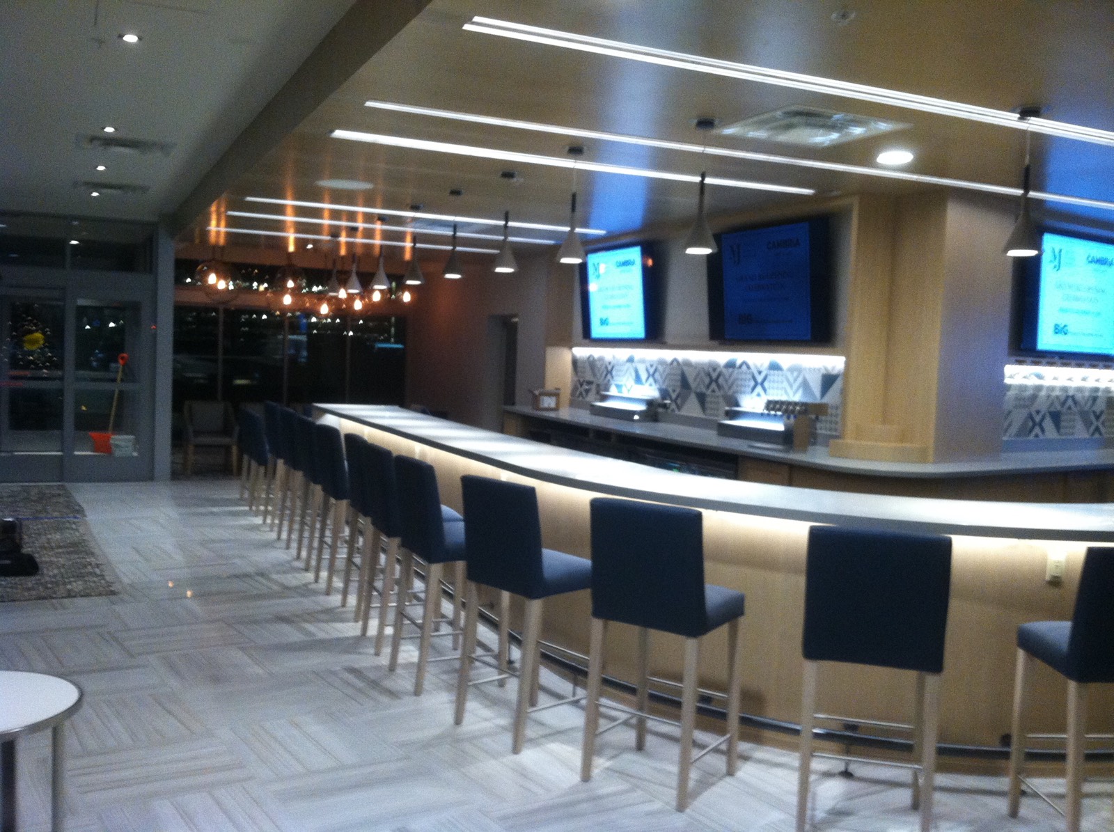 Student commons service counter with durable laminate casework (portfolio image 10)