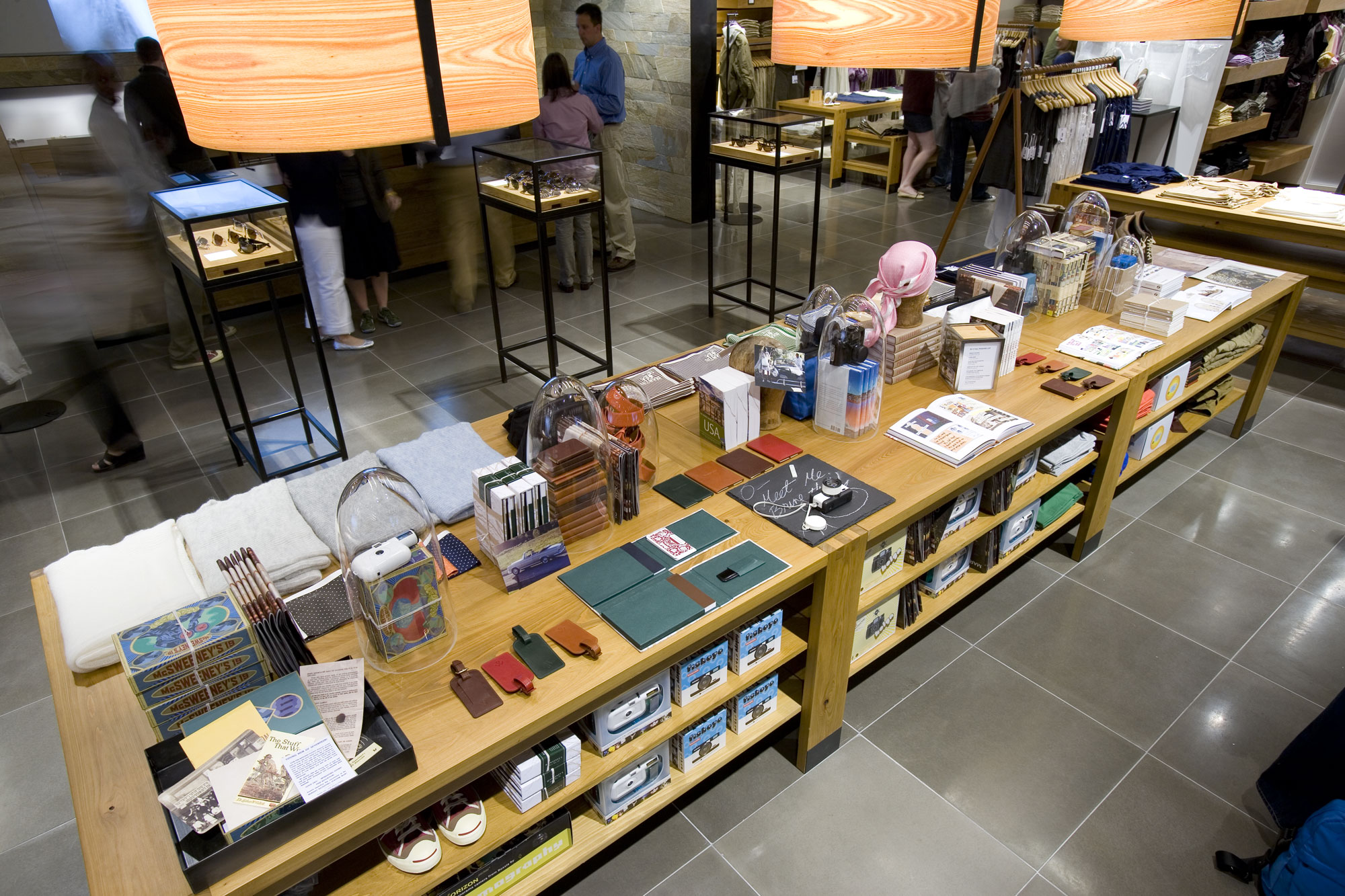 Storefront wall display millwork with integrated shelving (portfolio image 14)