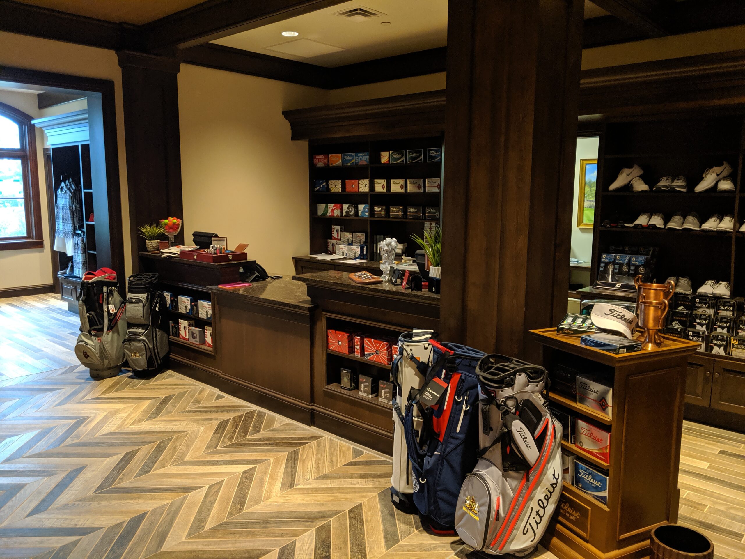 Specialty retail service counter with durable commercial finishes (portfolio image 23)
