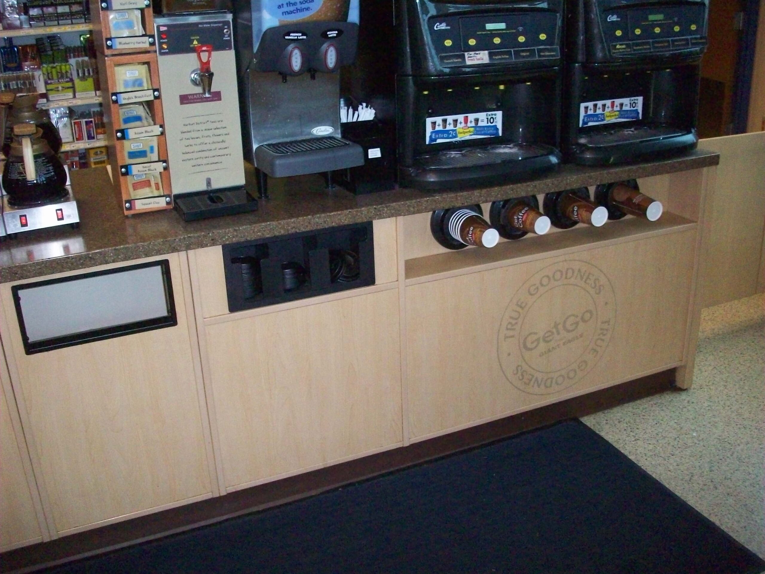 Retail cash wrap and product display fixtures by Tech 2000 Woodworks (portfolio image 9)