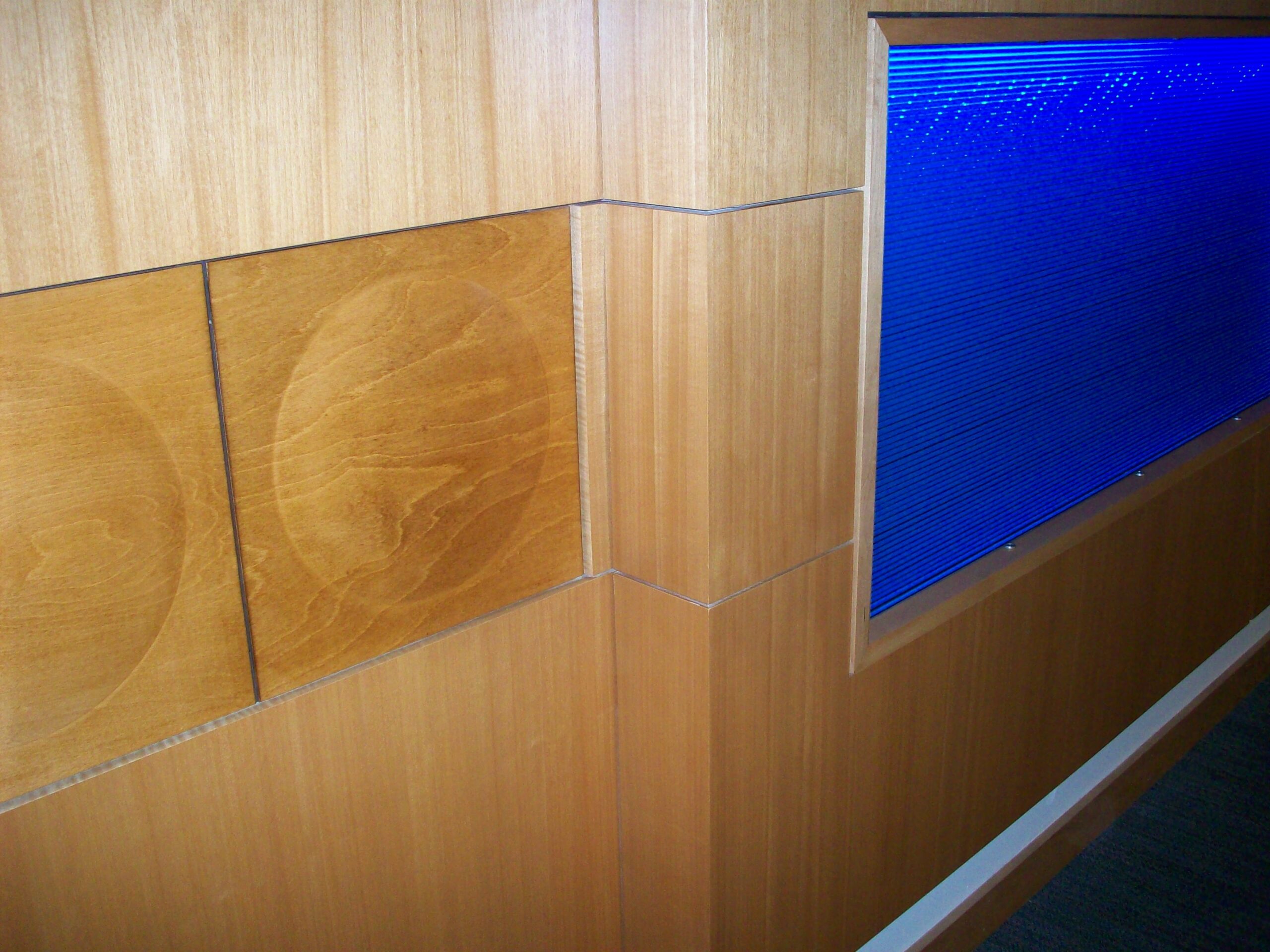 University classroom casework and instructor station millwork (portfolio image 17)