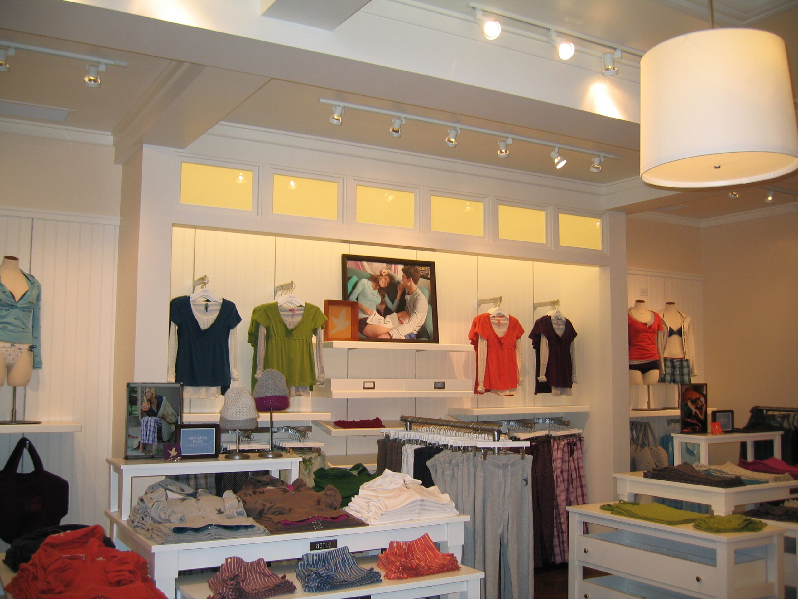 Retail fixture package with display islands and back-of-house storage (portfolio image 20)