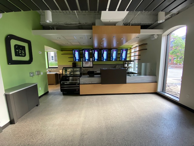 Restaurant bar front and back bar shelving by Tech 2000 Woodworks (portfolio image 9)