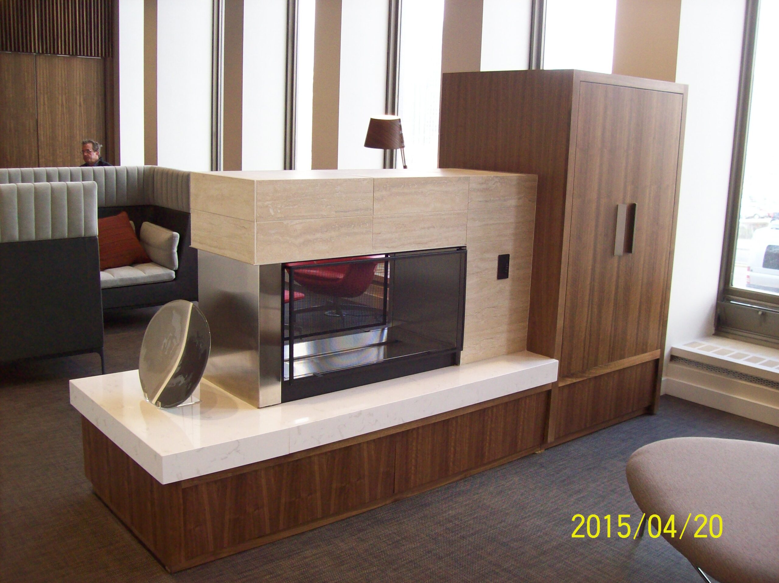 Multifamily leasing office reception millwork by Tech 2000 Woodworks (portfolio image 16)