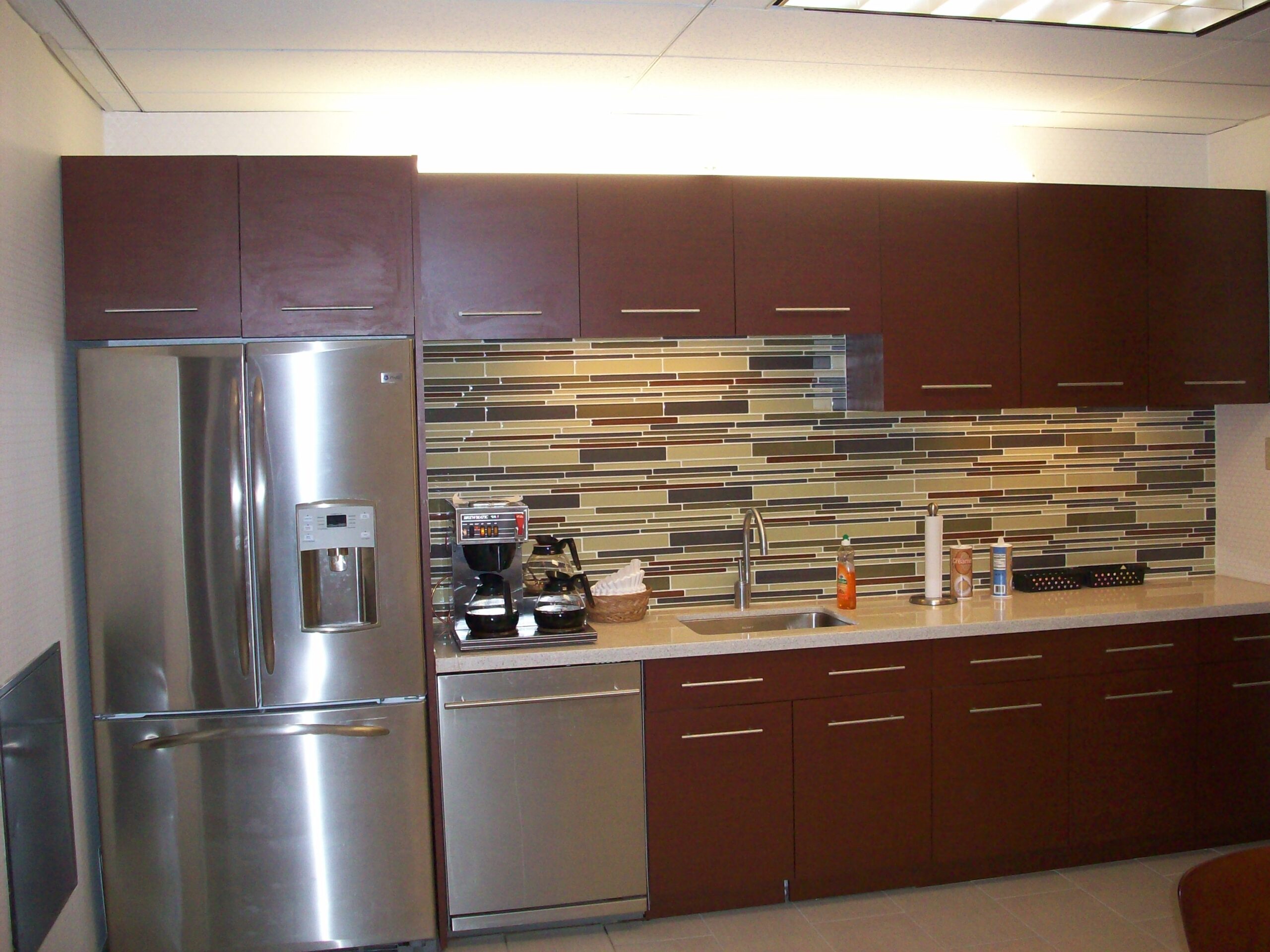 Conference room credenza and wall millwork in a professional office (portfolio image 22)