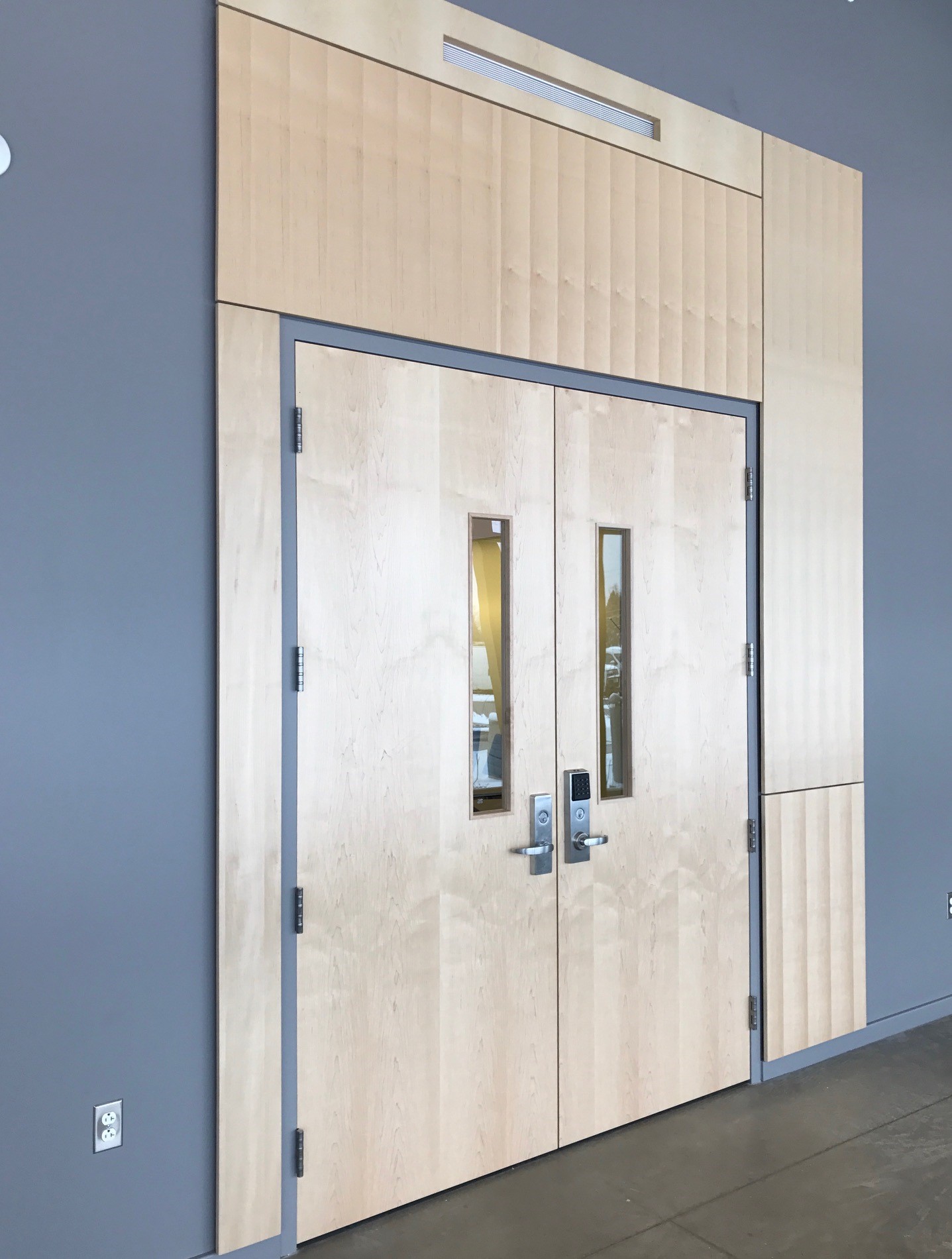 Built-in office storage and display shelving by Tech 2000 Woodworks (portfolio image 19)