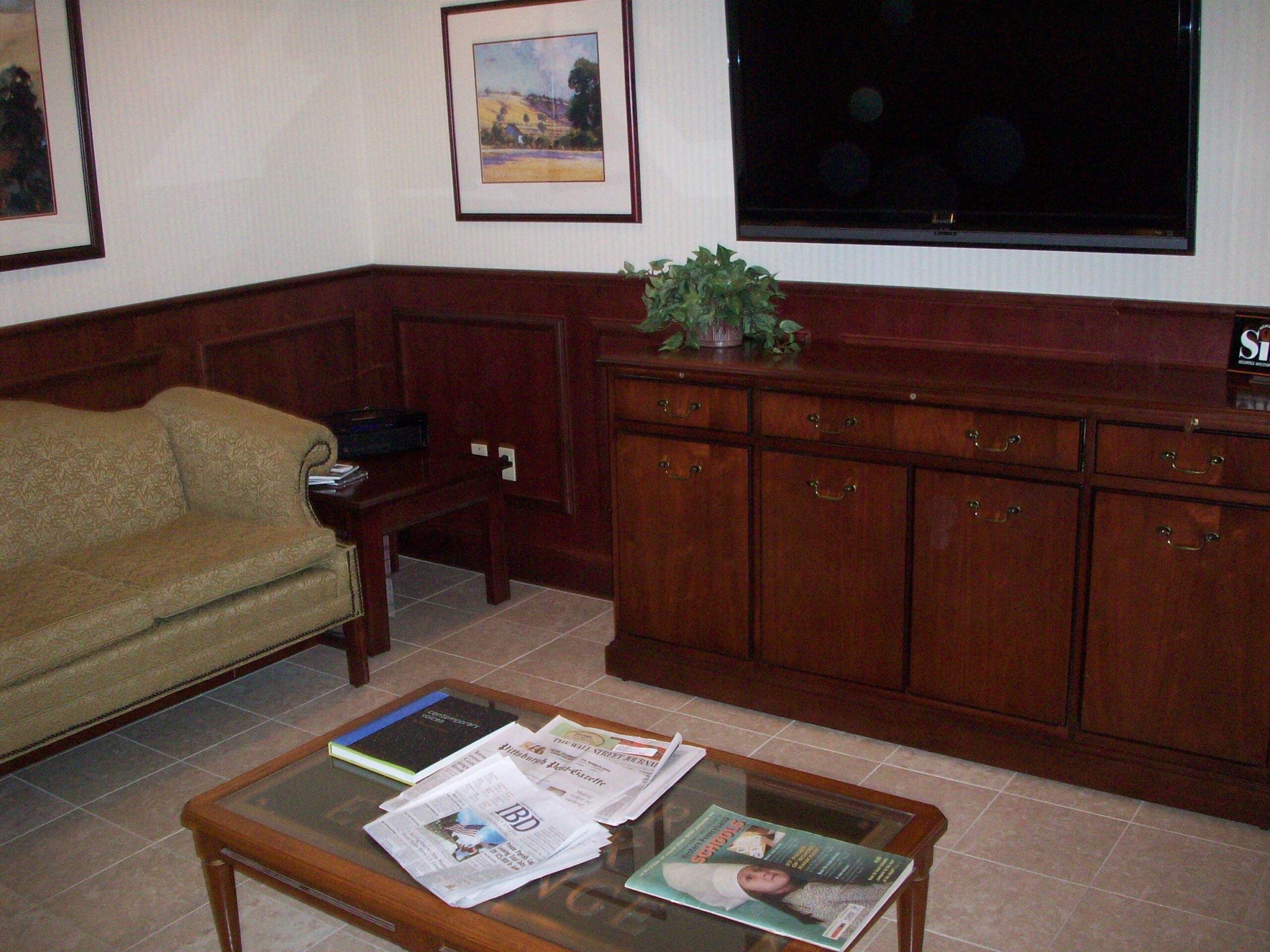 Built-in office storage and display shelving by Tech 2000 Woodworks (portfolio image 24)