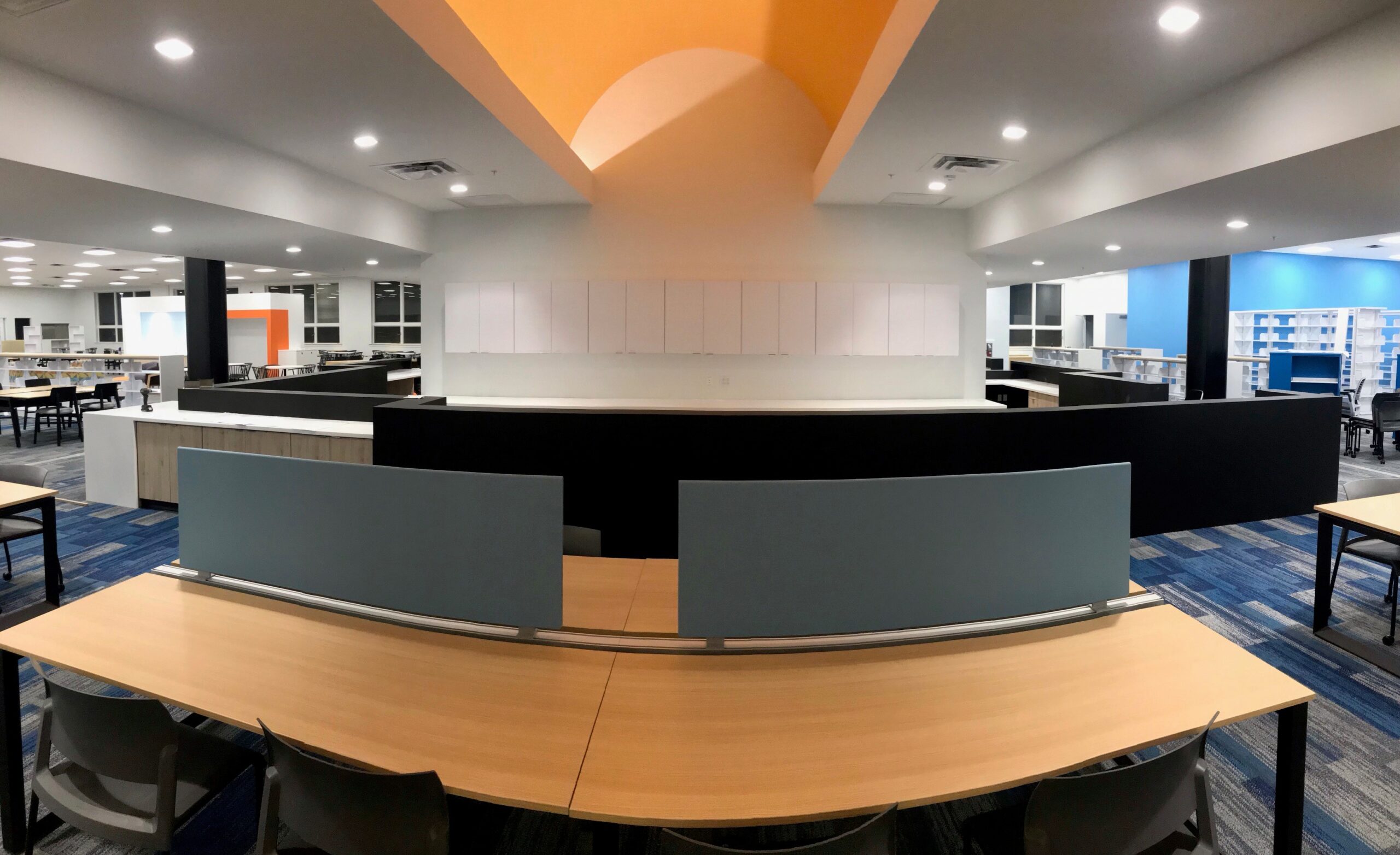 University classroom casework and instructor station millwork (portfolio image 5)