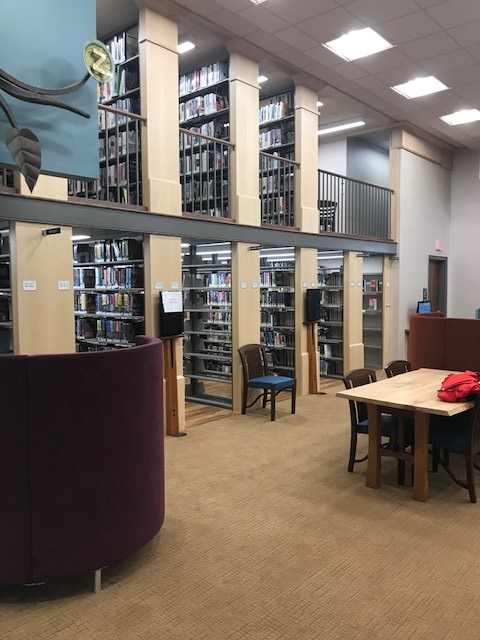 Study room cabinetry and shelving accents for a public library (portfolio image 3)